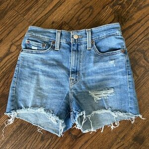 LEVI SIZE 26 Denim Distressed Women Shorts
